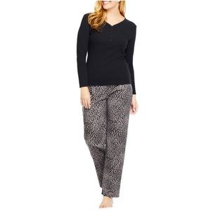 NWT Gloria Vanderbilt 2-Piece Pant Pajama Set